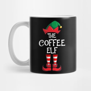 Coffee Elf Matching Family Christmas Mug